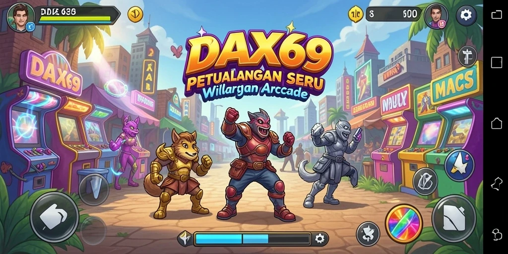 Screenshot menunjukkan gameplay seru dalam DAX69 dengan tantangan menarik.