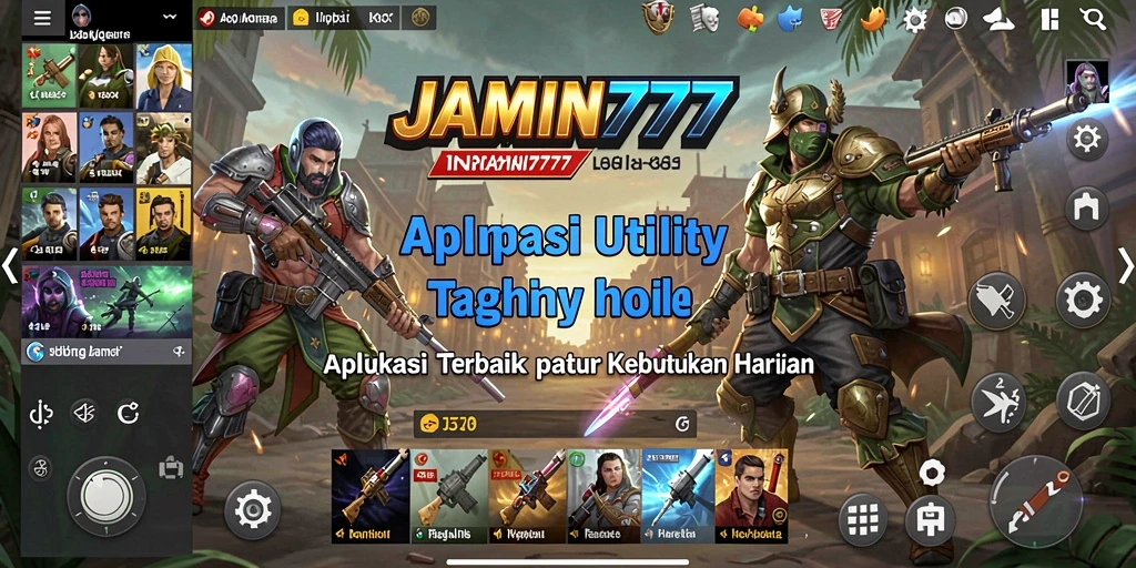 Tampilan antarmuka JAMIN777 yang modern dan fungsional.