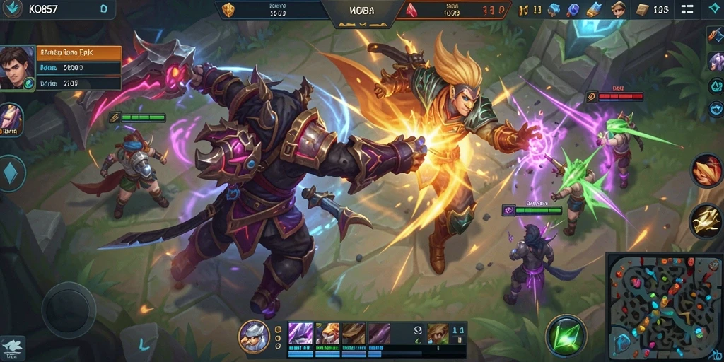 Gameplay seru KO857 dengan strategi dan kerjasama tim.
