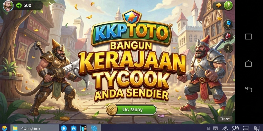 Screenshot gameplay KPKTOTO yang menampilkan manajemen bisnis.