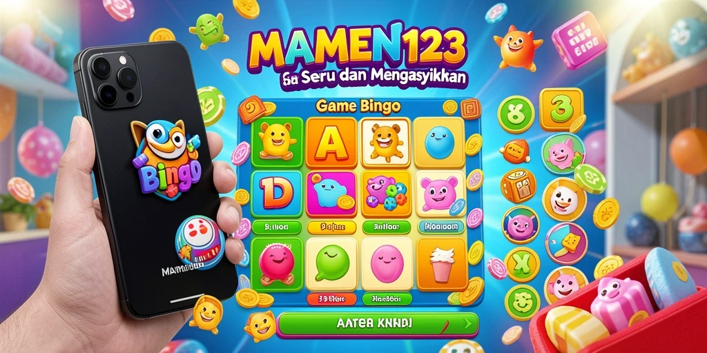 Tampilan gameplay MAMEN123 yang seru dan interaktif di layar.