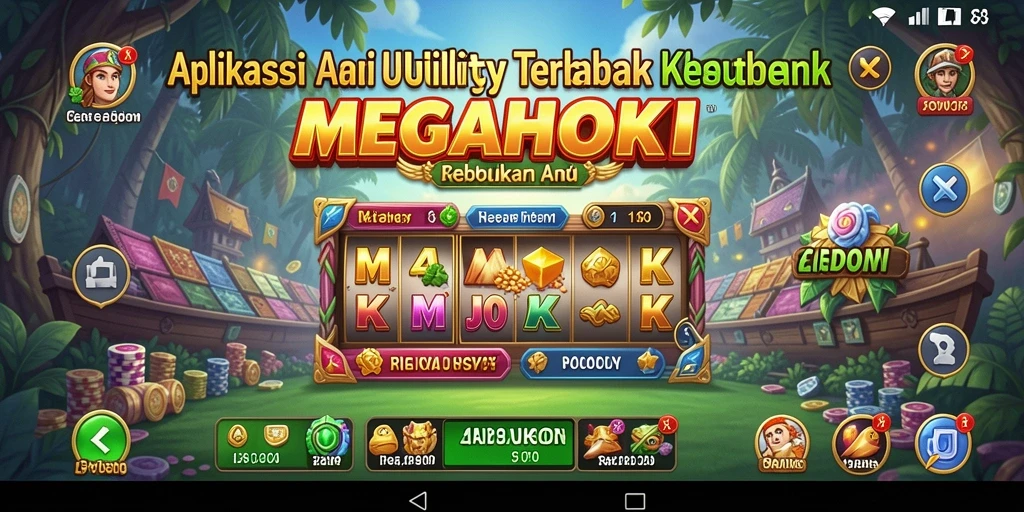 Tampilan antarmuka MEGAHOKI yang menarik dan fungsional.