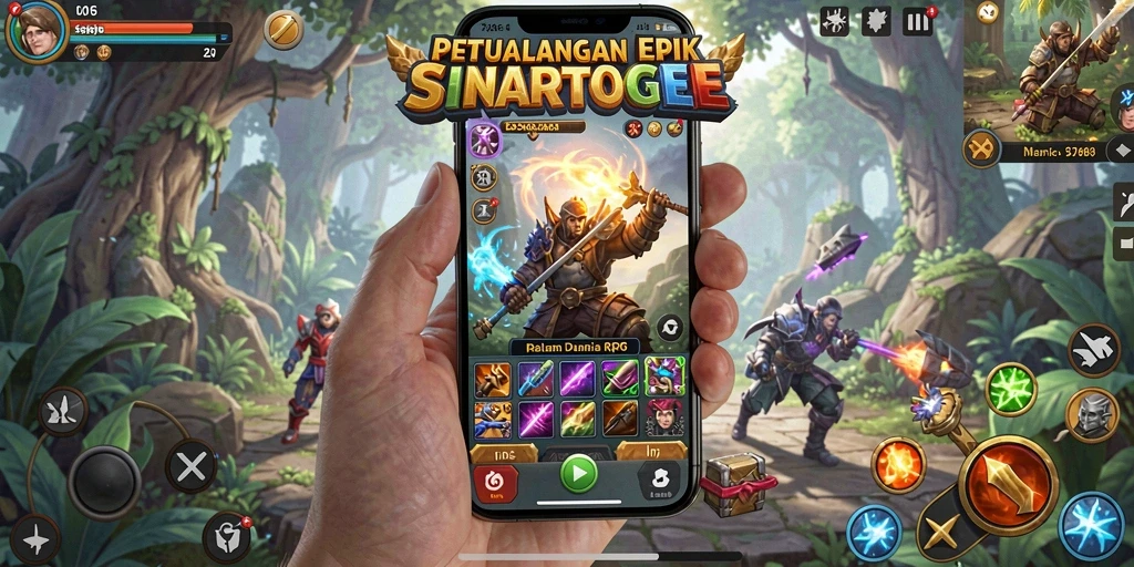 Tangkapan layar menampilkan pertempuran epik di SINARTOGEL dengan grafis memikat.