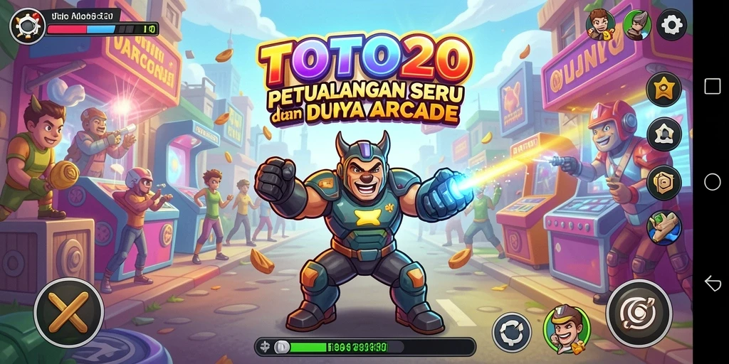 Tampilan gameplay seru dari TOTO20 yang menantang dan menghibur.