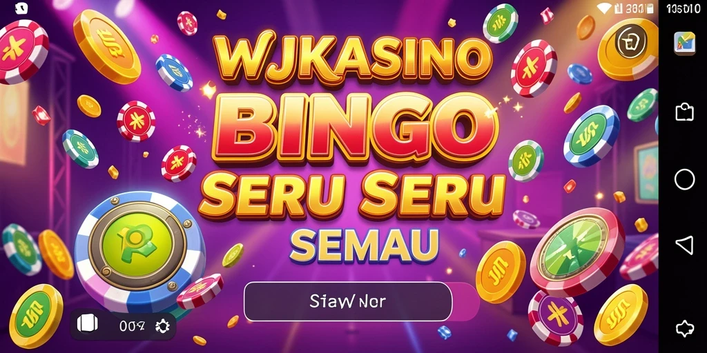 Tampilan gameplay seru pada aplikasi Bingo WJKASINO.