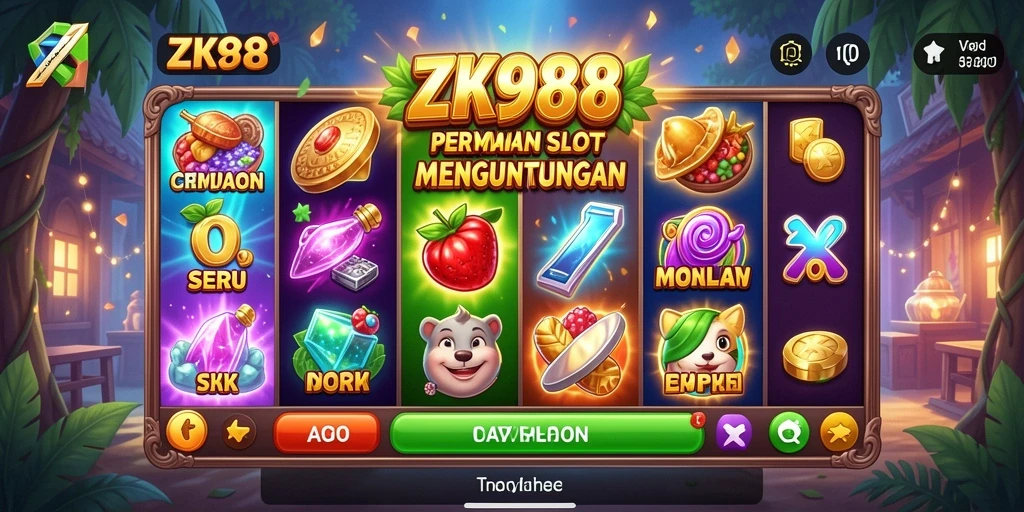 Screenshot gameplay ZK988 menampilkan pengalaman Slot yang mengasyikkan dan menarik.